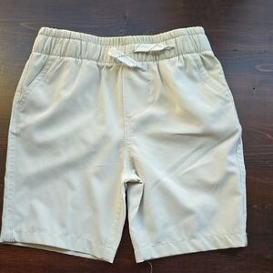 Eddie Bauer Kids Khaki Chino Shorts Elastic Waist Drawstring Size 5